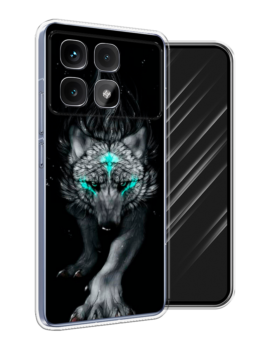 

Чехол Awog на Xiaomi Redmi K70 Ultra "Волшебный волк", Черный;серый, 323050-1