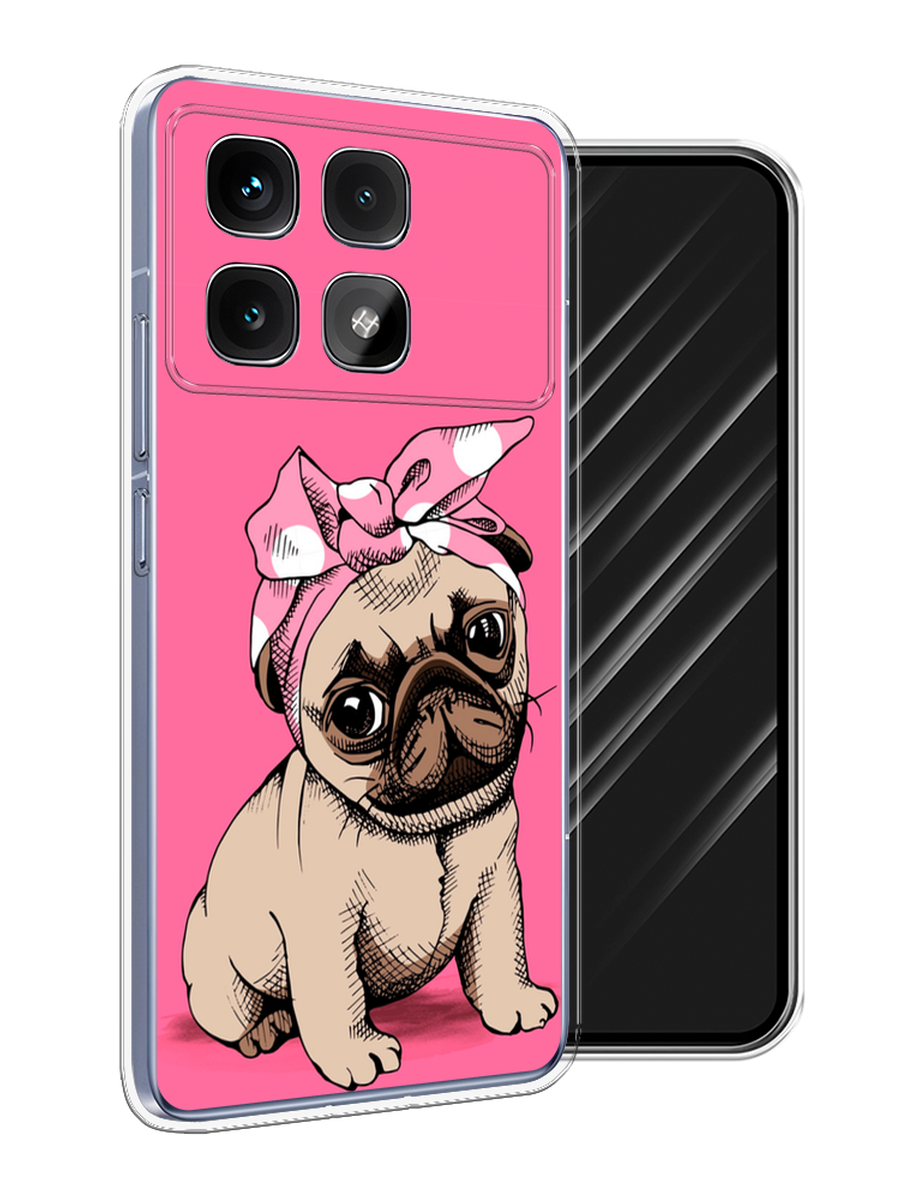 

Чехол Awog на Xiaomi Redmi K70 Ultra "Dog Pin-Up", Розовый;бежевый, 323050-1