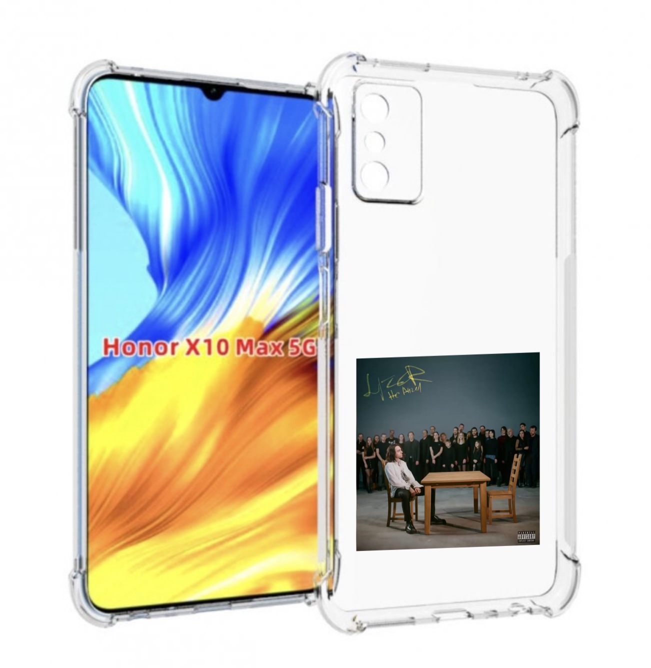 

Чехол MyPads Не Ангел LIZER для Honor X10 Max, Прозрачный, Tocco