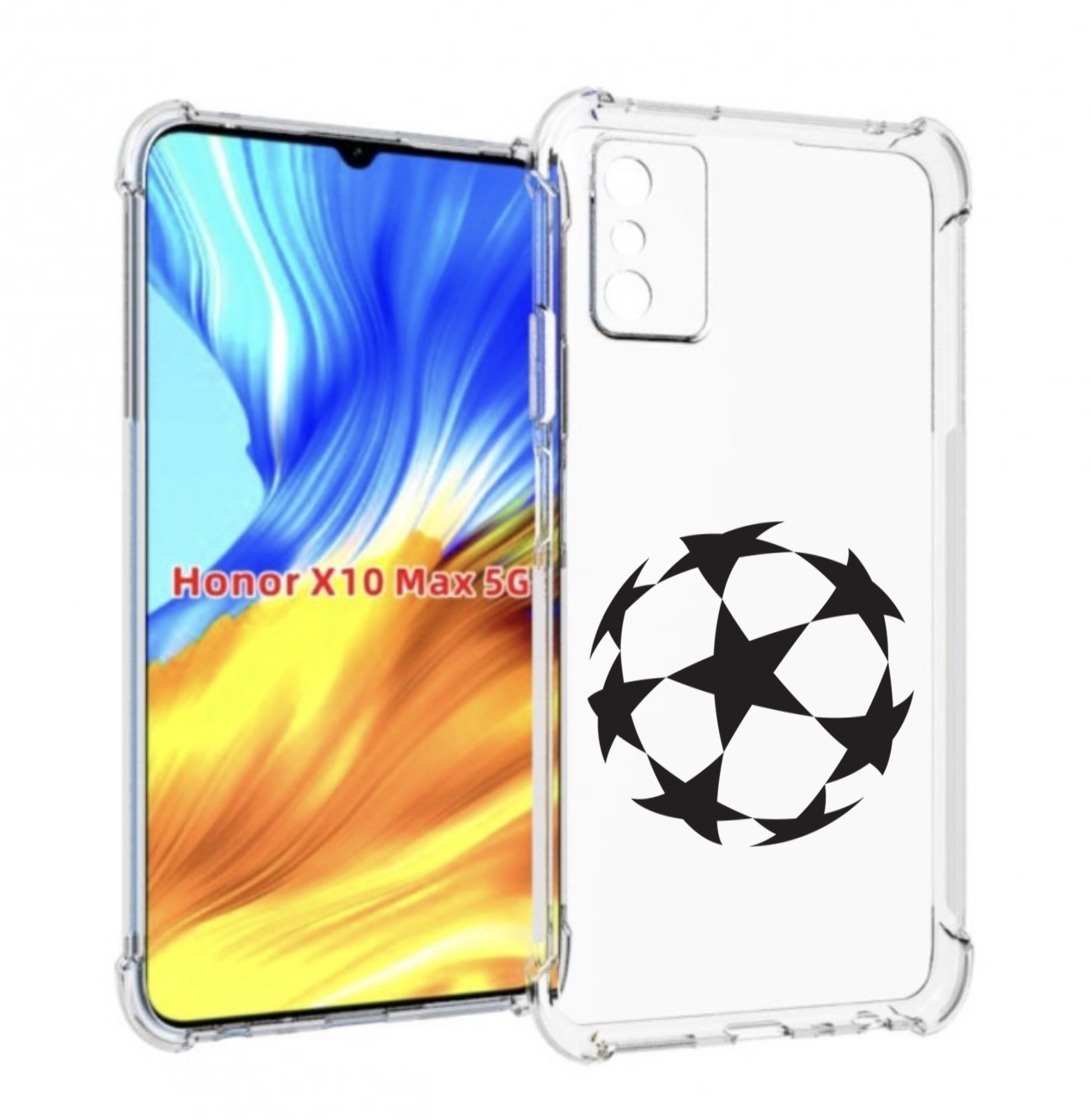 

Чехол MyPads Мячик для Honor X10 Max, Прозрачный, Tocco