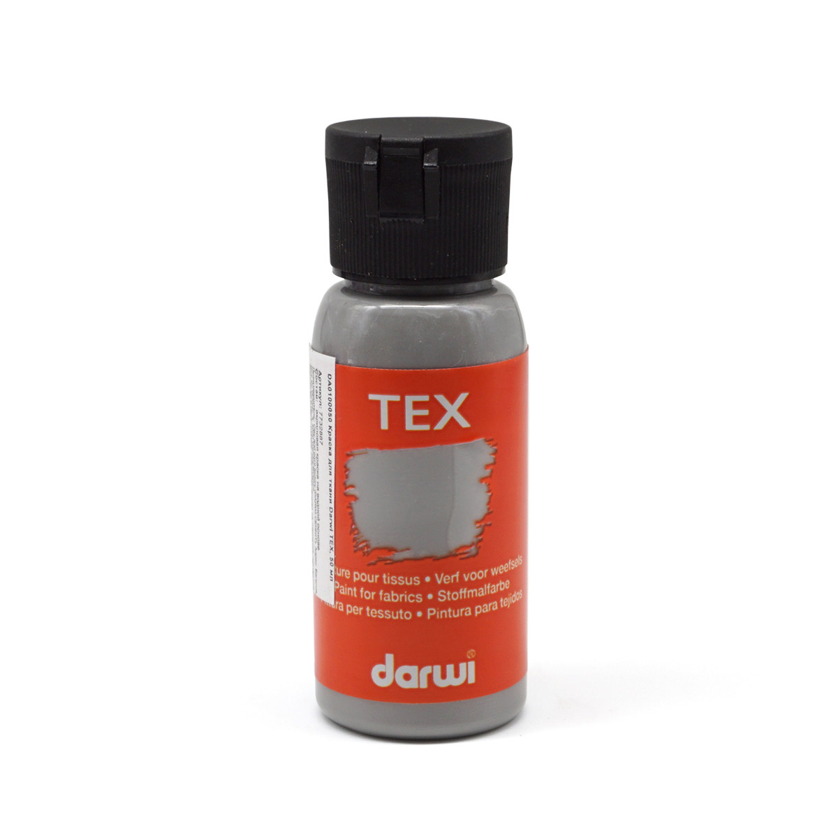 

Краска для ткани Darwi TEX DA0100050, 50 мл 162 цинк, Серый, 7732887