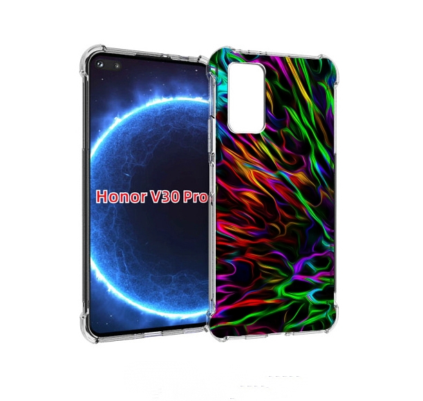

Чехол бампер MyPads Бензин для Honor V30 Pro, Прозрачный, Tocco