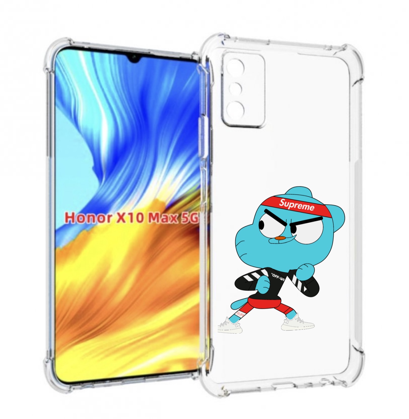 

Чехол MyPads Модный-Гамбол для Honor X10 Max, Прозрачный, Tocco