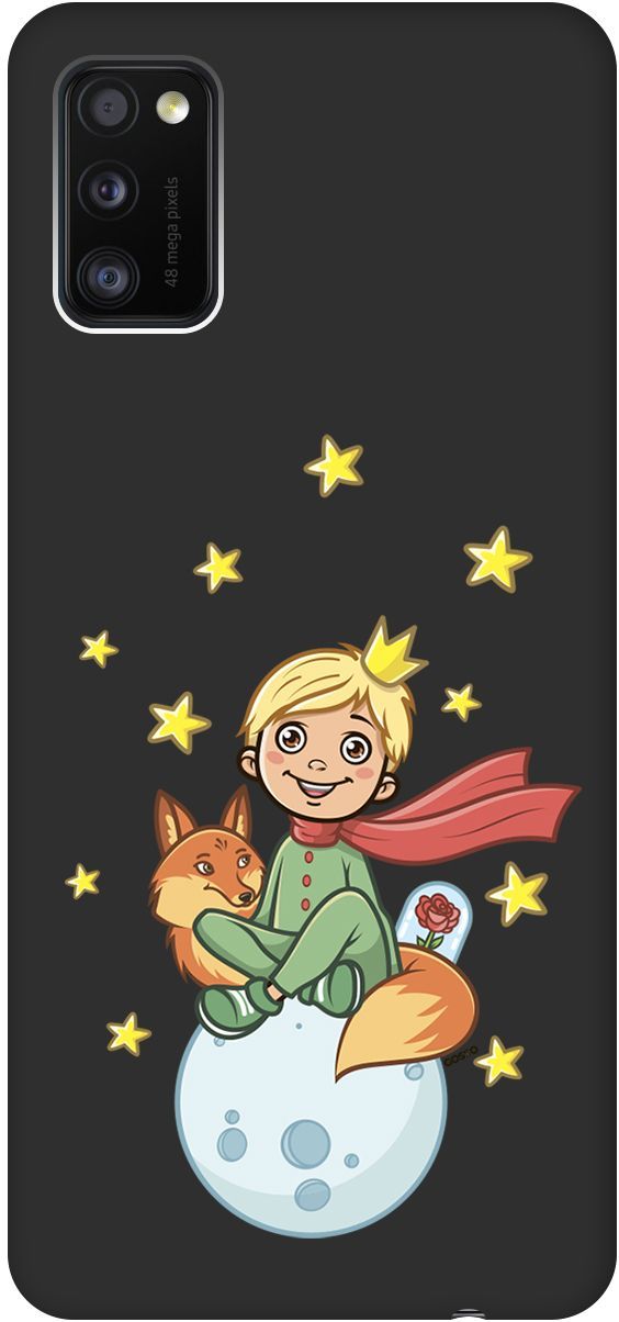 

Матовый чехол на Samsung Galaxy A41 с принтом "Little Prince" черный, Черный;бежевый, 2515