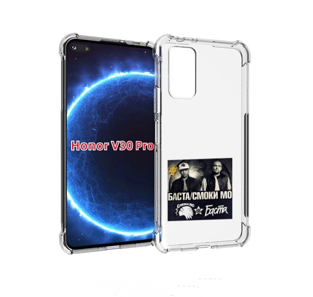 

Чехол бампер MyPads Баста, Смоки Мо Баста для Honor V30 P, Прозрачный, Tocco