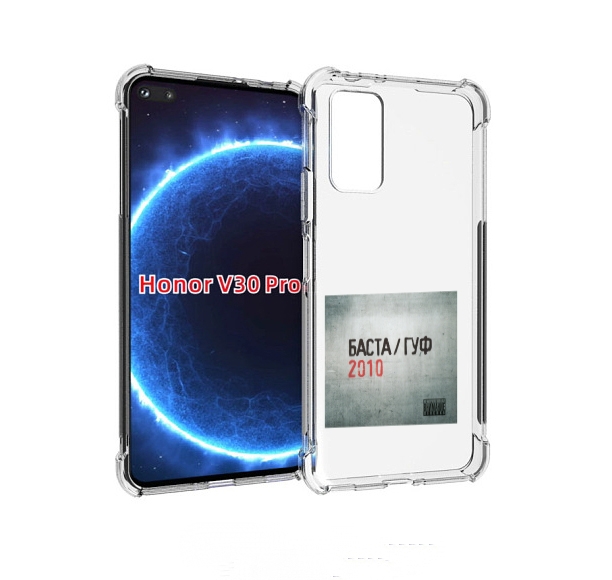 

Чехол бампер MyPads Баста, Гуф для Honor V30 Pro, Прозрачный, Tocco