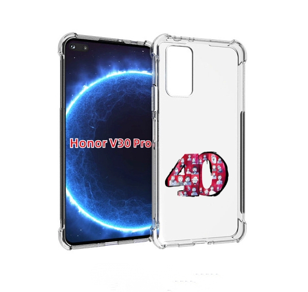 

Чехол бампер MyPads Баста 40 Баста для Honor V30 Pro, Прозрачный, Tocco