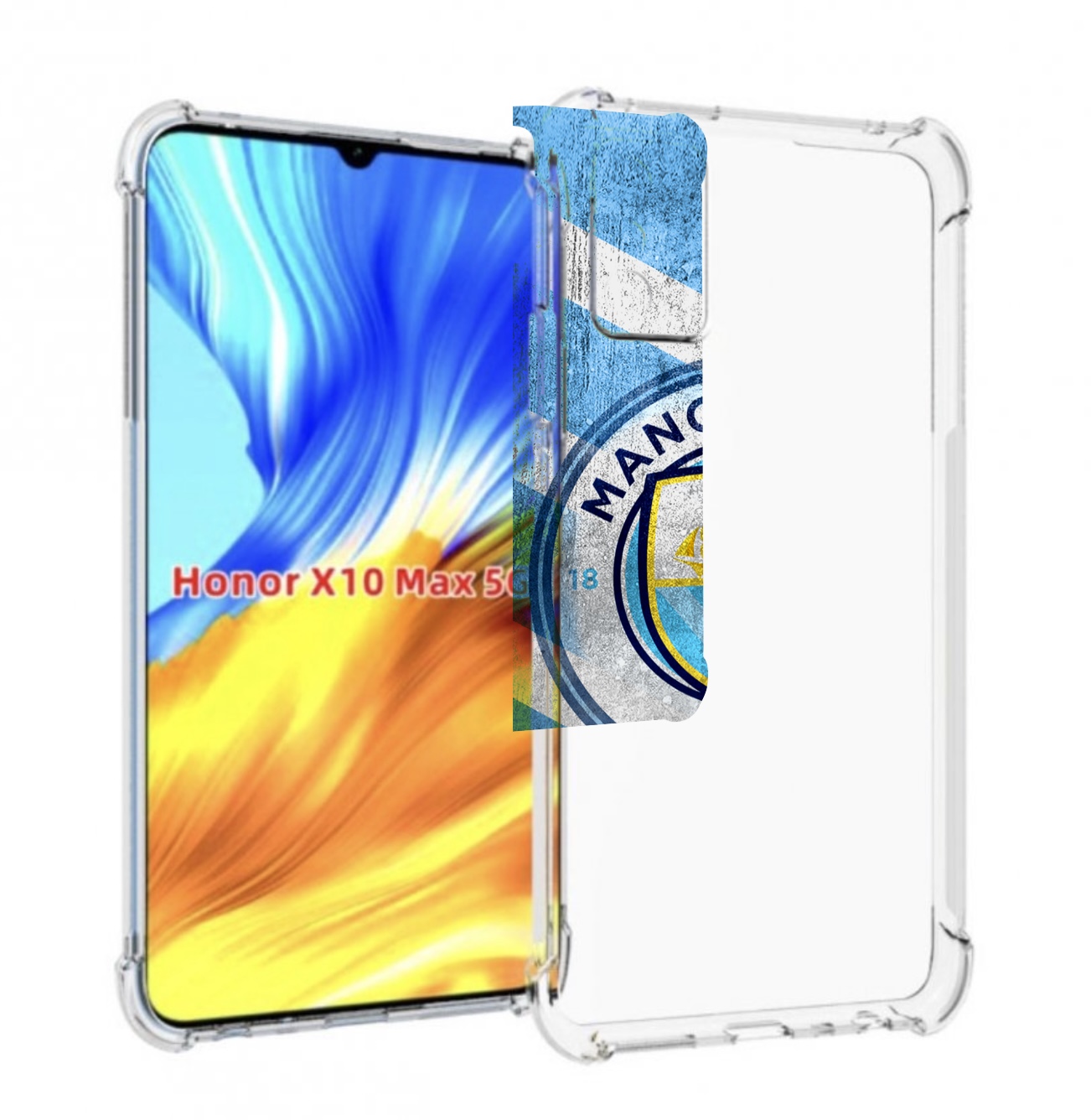 

Чехол MyPads Манчестер-сити мужской для Honor X10 Max, Прозрачный, Tocco