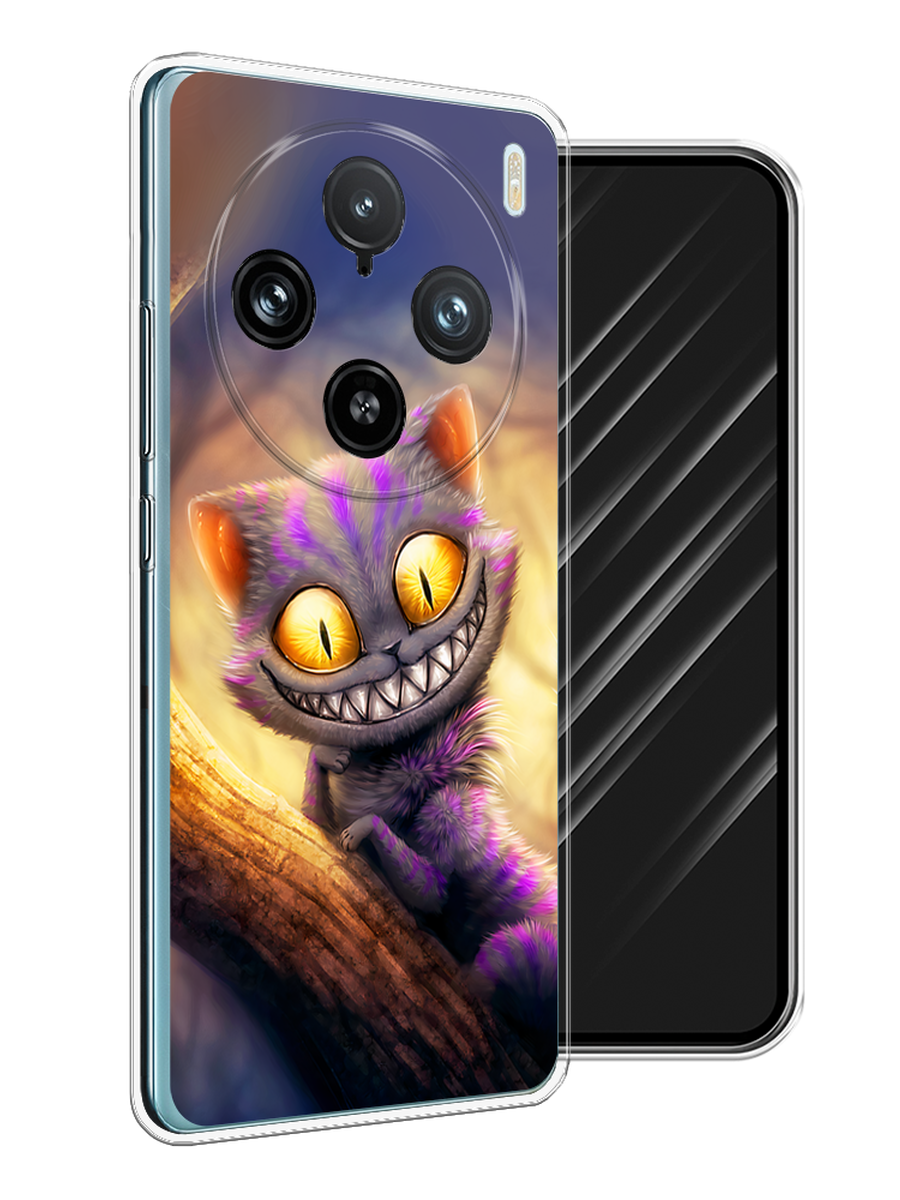 

Чехол Awog на Vivo X100 Pro "Cheshire Cat", Фиолетовый;желтый, 2611850-1