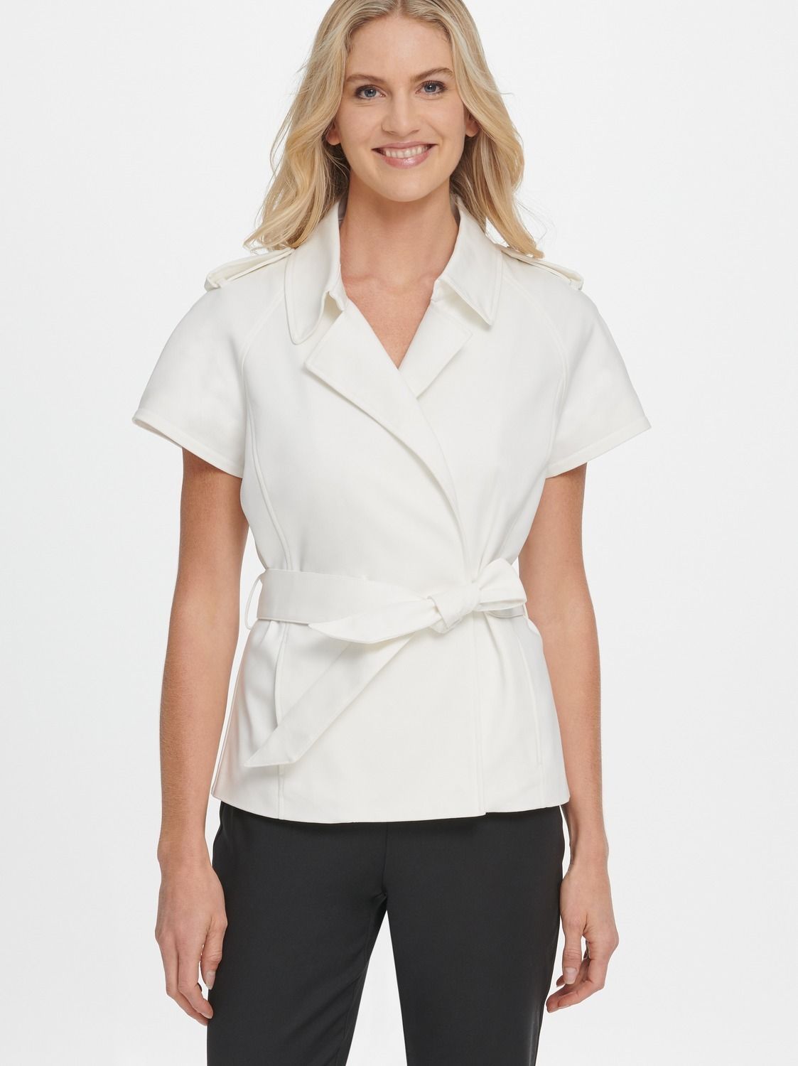 

Жакет женский DKNY P0BJ6EXB белый XXS, P0BJ6EXB