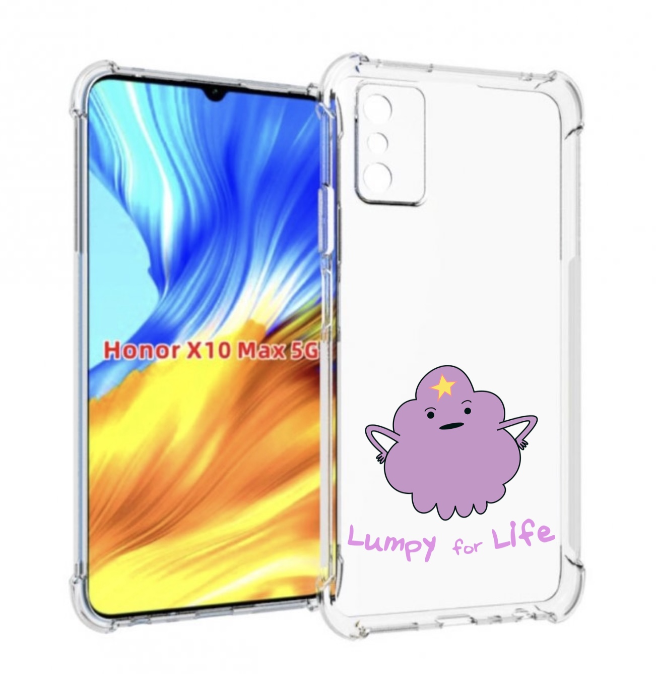 

Чехол MyPads Принцесса пупырчатого королевства для Honor X10 Max, Прозрачный, Tocco