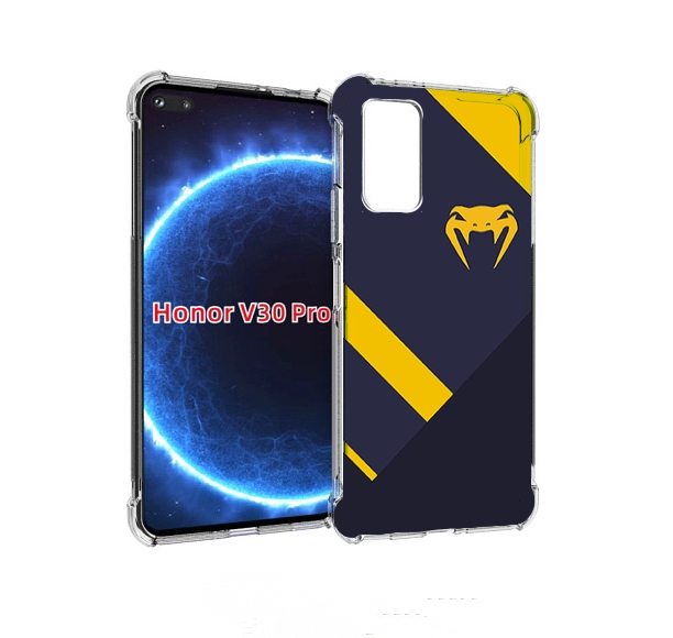

Чехол бампер MyPads venum мужской для Honor V30 Pro, Прозрачный, Tocco