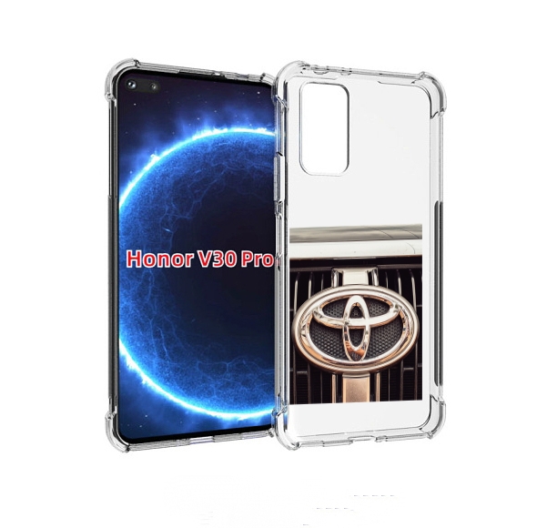 

Чехол бампер MyPads toyota тоиота 3 для Honor V30 Pro, Прозрачный, Tocco
