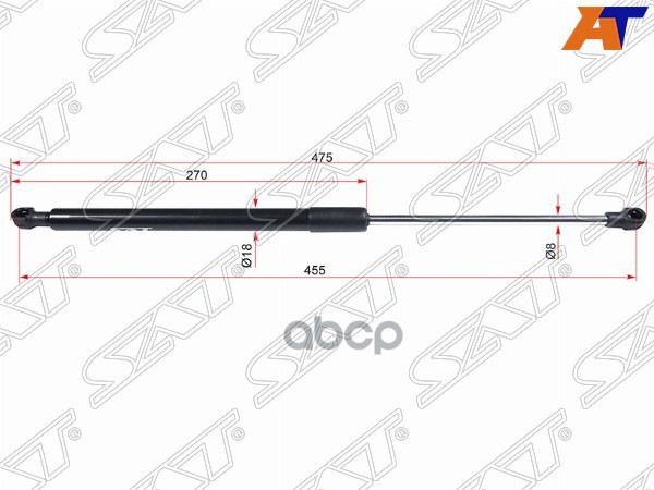 

Амортизатор Крышки Багажника Toyota Caldina #Zt24# 02-07 Rh (правый) Sat арт. ST-68950-0W1