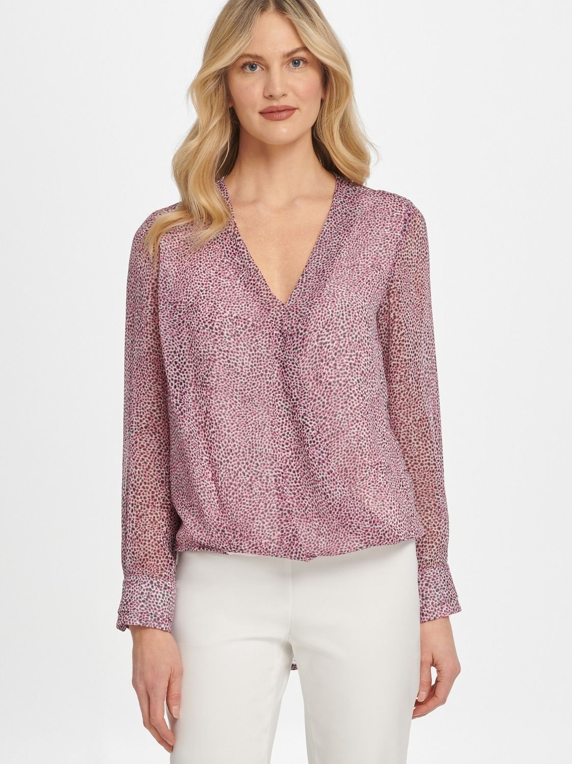 

Блуза женская DKNY P0BA9CMH разноцветная S, P0BA9CMH