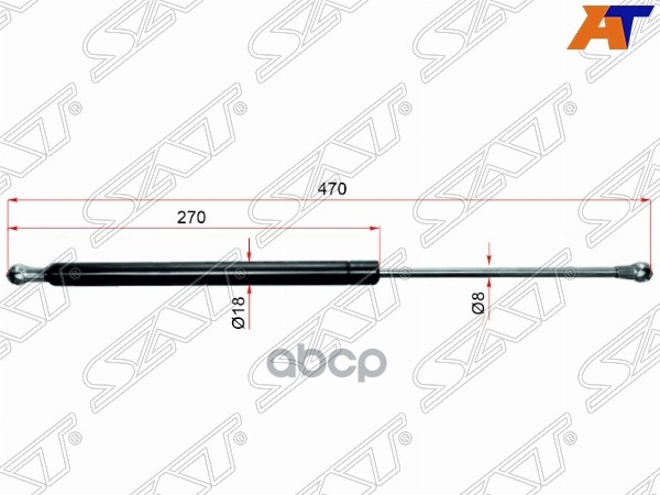 

Амортизатор Крышки Багажника Toyota Avensis Wagon Lh=Rh 97-02 Sat арт. ST-68950-05050