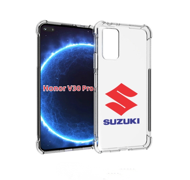 

Чехол бампер MyPads suzuki-сузуки-3 мужской для Honor V30, Прозрачный, Tocco