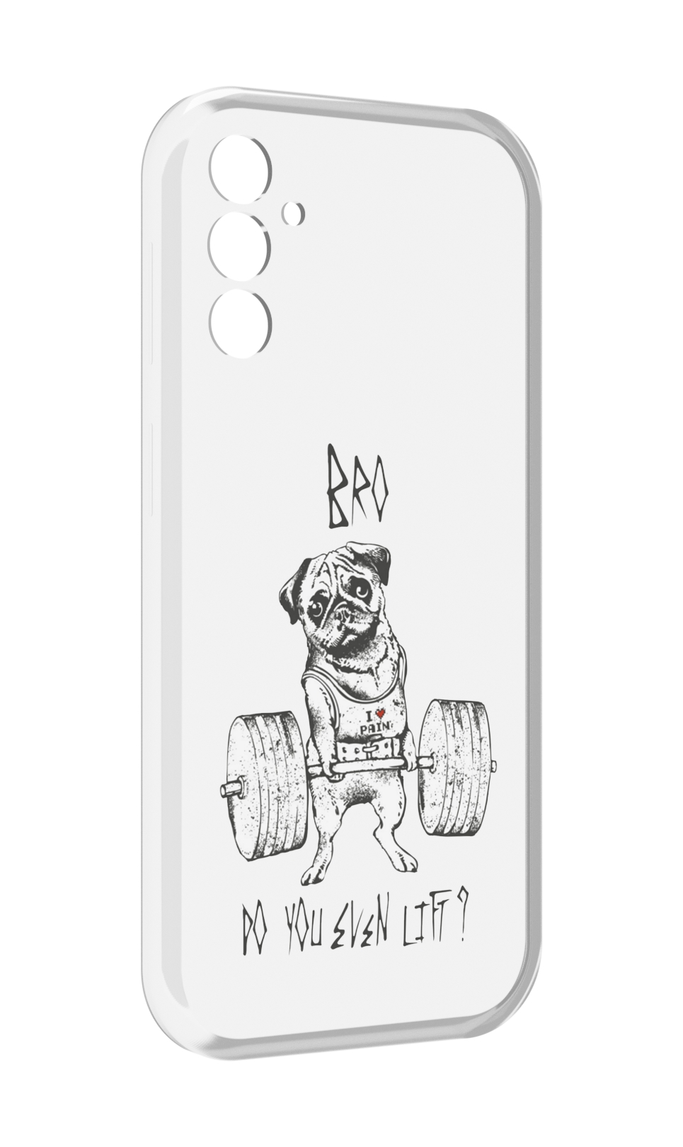 

Чехол MyPads брат ты подкачался мужской для Samsung Galaxy M13, Прозрачный, Tocco