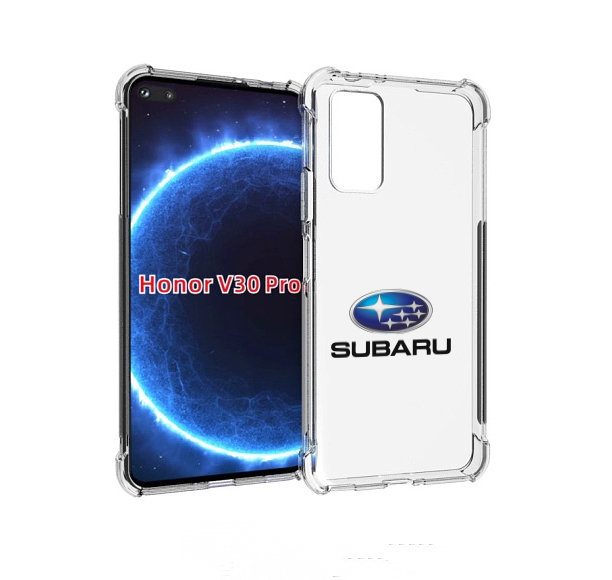 

Чехол бампер MyPads subaru-4 мужской для Honor V30 Pro, Прозрачный, Tocco