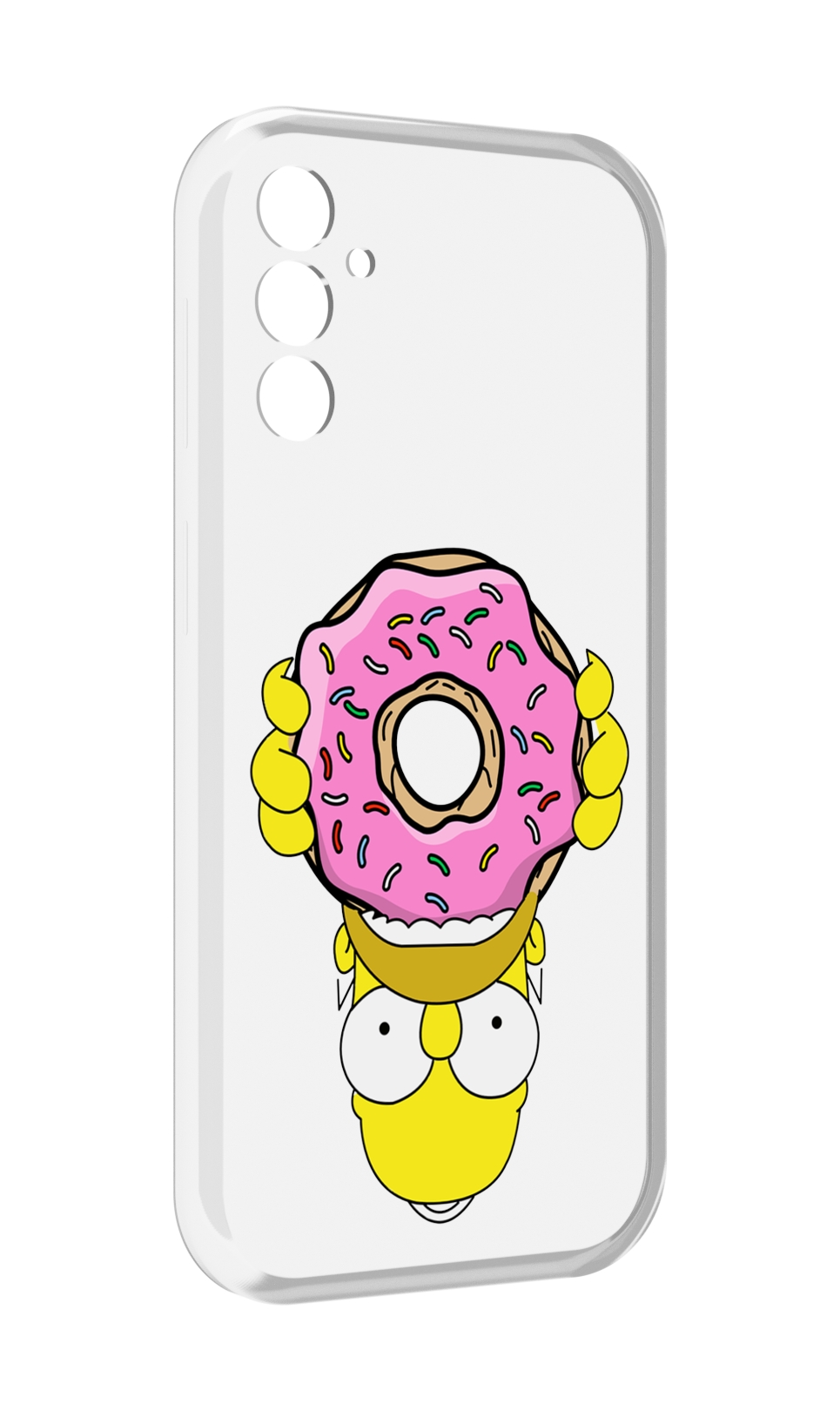 

Чехол MyPads большой-пончик для Samsung Galaxy M13, Прозрачный, Tocco