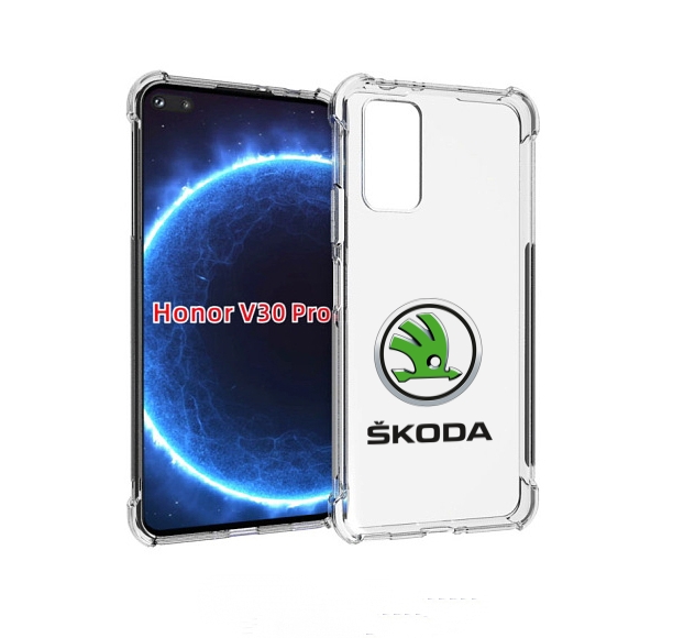 

Чехол бампер MyPads skoda-шкода-4 мужской для Honor V30 P, Прозрачный, Tocco