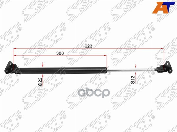 

SAT ST-68907-35040 Амортизатор крышки багажника TOYOTA HILUX 4-RUNNER/SURF ##N18# 95-02 RH