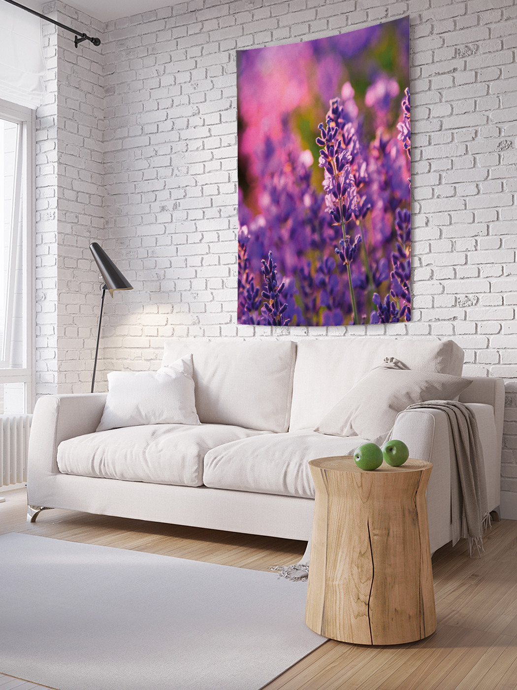 

Вертикальное фотопанно на стену JoyArty Фокус лаванды 150x200 см, Фокус лаванды