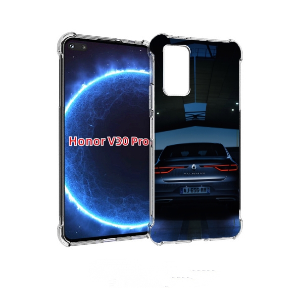 

Чехол бампер MyPads renault рено 1 для Honor V30 Pro, Прозрачный, Tocco