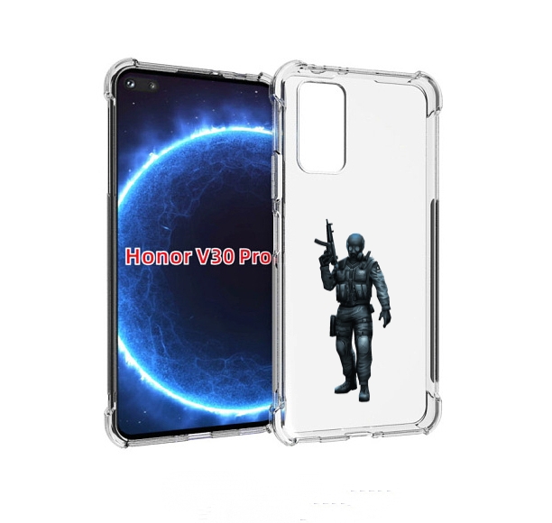 

Чехол бампер MyPads crossfire для Honor V30 Pro, Прозрачный, Tocco