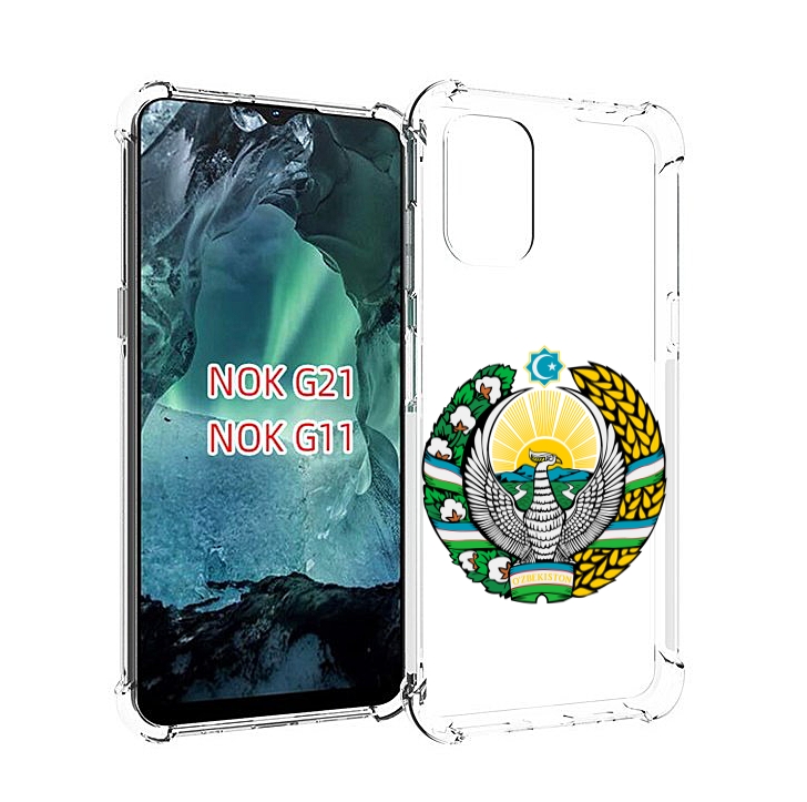

Чехол Mypads Герб-Узбекистана Для Nokia G11/G21, Прозрачный, Tocco