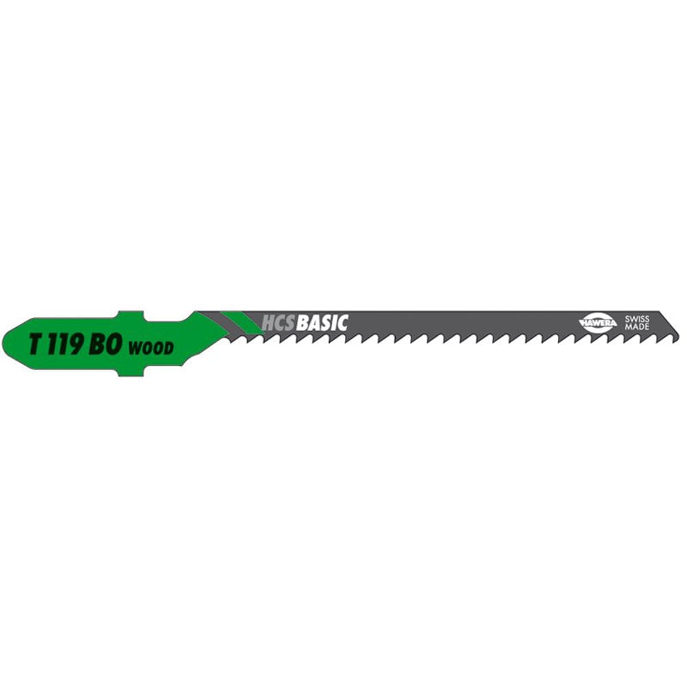 

Пилка лобзиковая T 119 ВО (5 шт; HCS) HAWERA F00Y240531