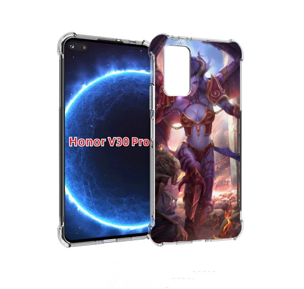 

Чехол бампер MyPads queen of pain dota 2 для Honor V30 Pr, Прозрачный, Tocco
