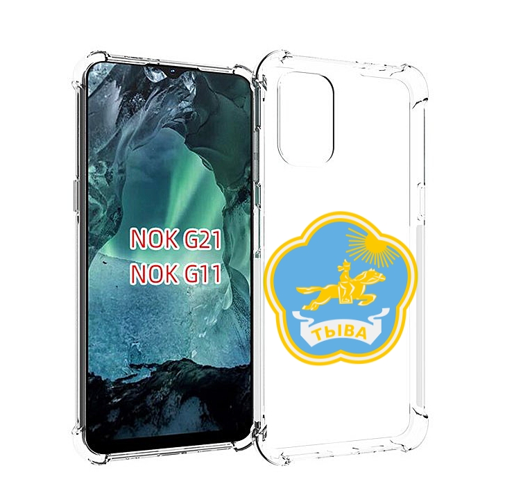 

Чехол Mypads Герб-Тыва-Кызыл Для Nokia G11/G21, Прозрачный, Tocco