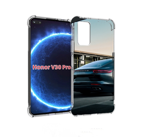 

Чехол бампер MyPads porsche порш 4 для Honor V30 Pro, Прозрачный, Tocco