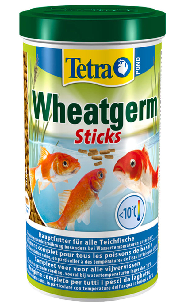 

Корм для аквариумных рыбок Tetra Pond Wheatgerm Sticks палочки, 2 шт по 1 л
