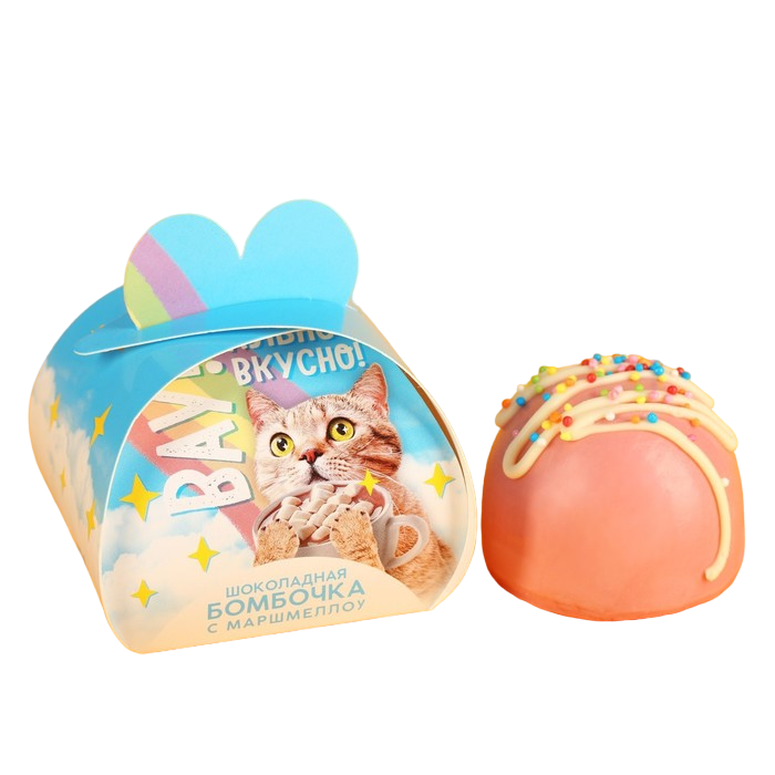 

Шоколадная бомбочка с маршмеллоу Нереально вкусно, 35 г.