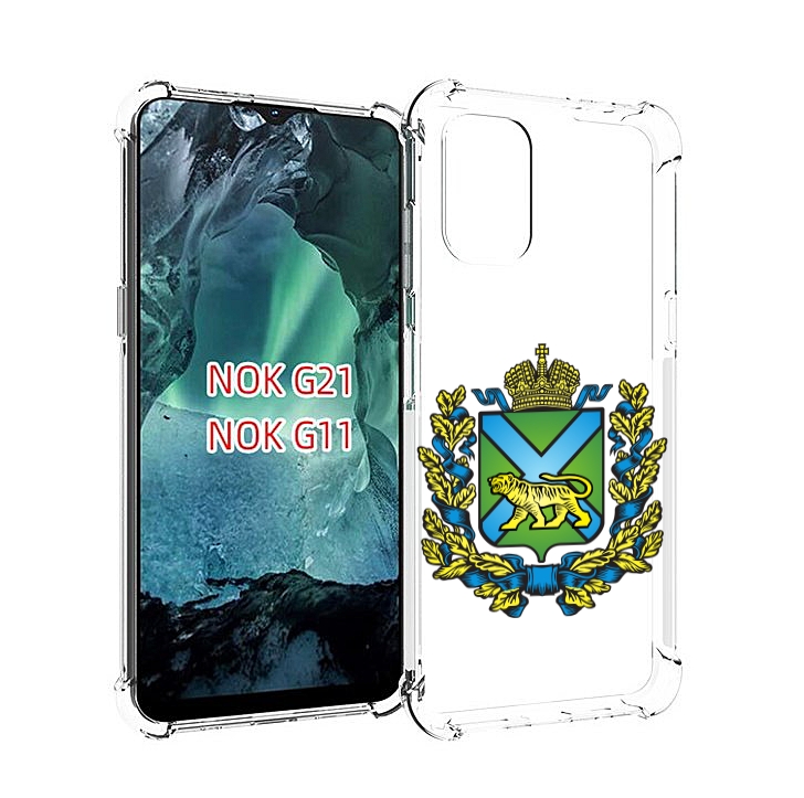 

Чехол Mypads Герб-Приморскии-Краи Для Nokia G11/G21, Прозрачный, Tocco
