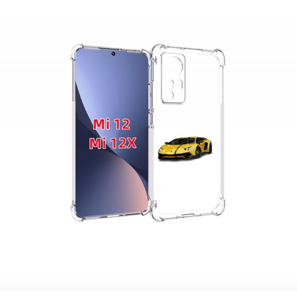 

Чехол бампер MyPads Ламбо мужской для Xiaomi 12., Прозрачный, Tocco
