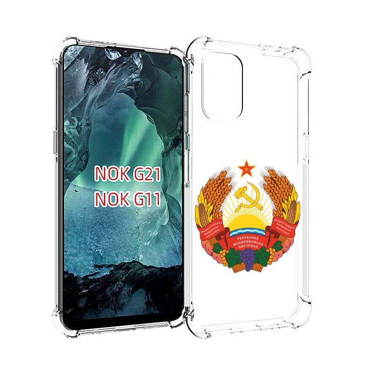 

Чехол Mypads Герб-Приднестровья Для Nokia G11/G21, Прозрачный, Tocco