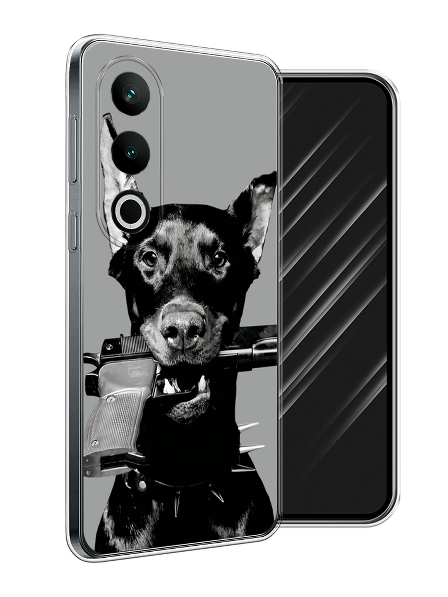 

Чехол Awog на Oneplus Nord CE4 "Доберман", Серый, 154750-1
