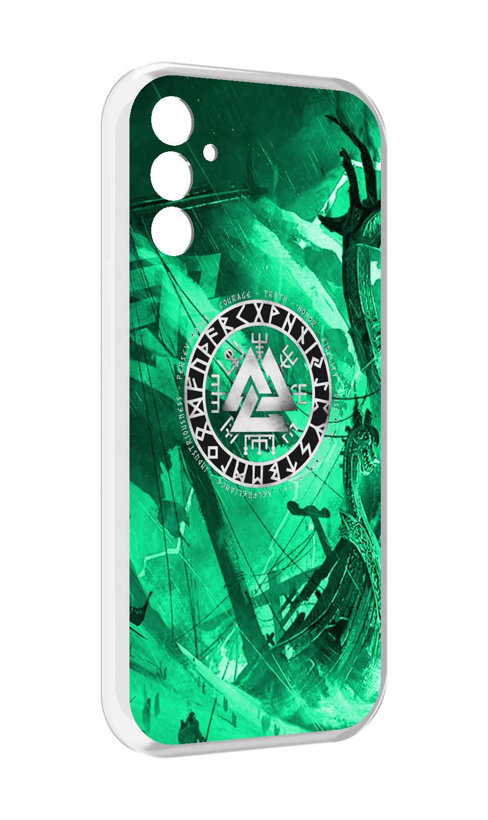 

Чехол MyPads ассасин-крид-2020-рагнарек мужской для Samsung Galaxy M13, Прозрачный, Tocco