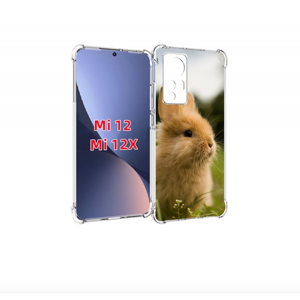

Чехол бампер MyPads Кролик для Xiaomi 12/Xiaomi 12X противоударный, Прозрачный, Tocco