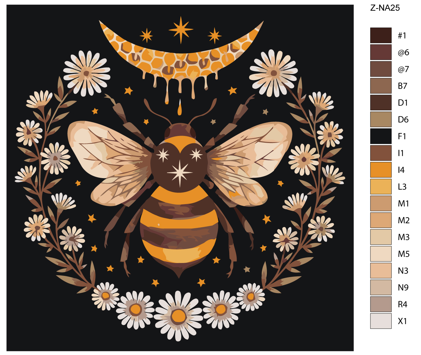 

Картина по номерам, "Живопись по номерам", 48 х 48, Z-NA25, Z-NA25