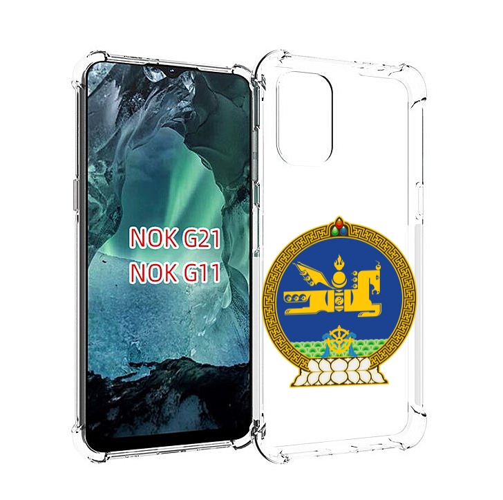 

Чехол Mypads Герб-Монголия Для Nokia G11/G21, Прозрачный, Tocco