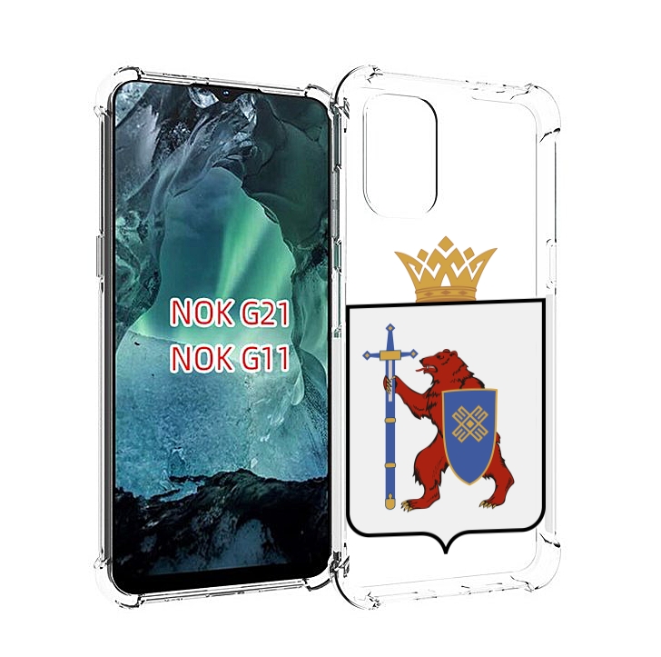 

Чехол Mypads Герб-Марии-Эл-ИОшкар-Ола Для Nokia G11/G21, Прозрачный, Tocco