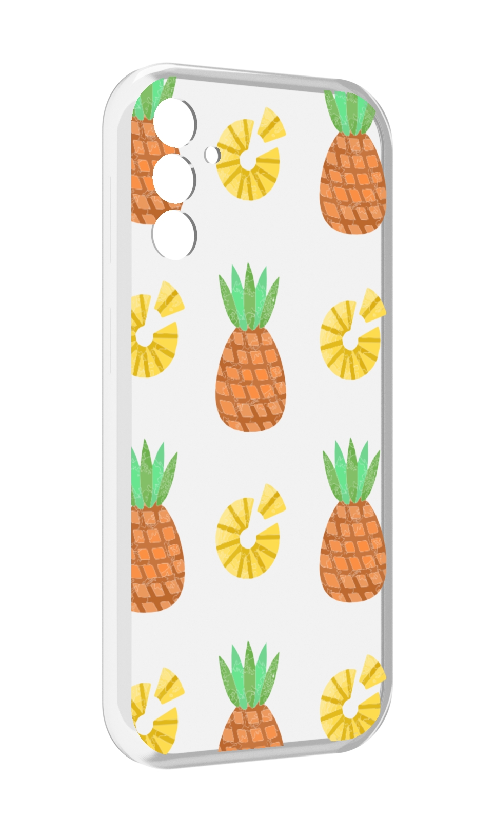 

Чехол MyPads ананасики для Samsung Galaxy M13, Прозрачный, Tocco
