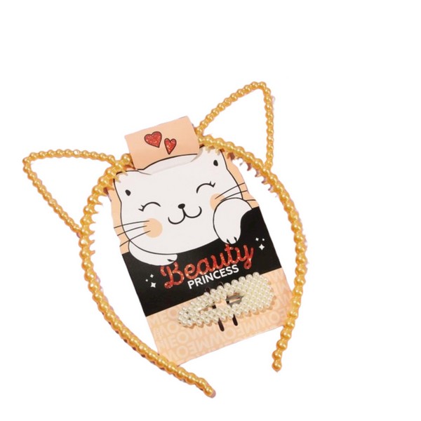 

Ободок и заколка для волос Beauty, Разноцветный, Art beauty_kids