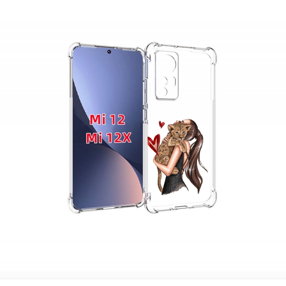 

Чехол бампер MyPads Кошачья-любовь для Xiaomi 12., Прозрачный, Tocco