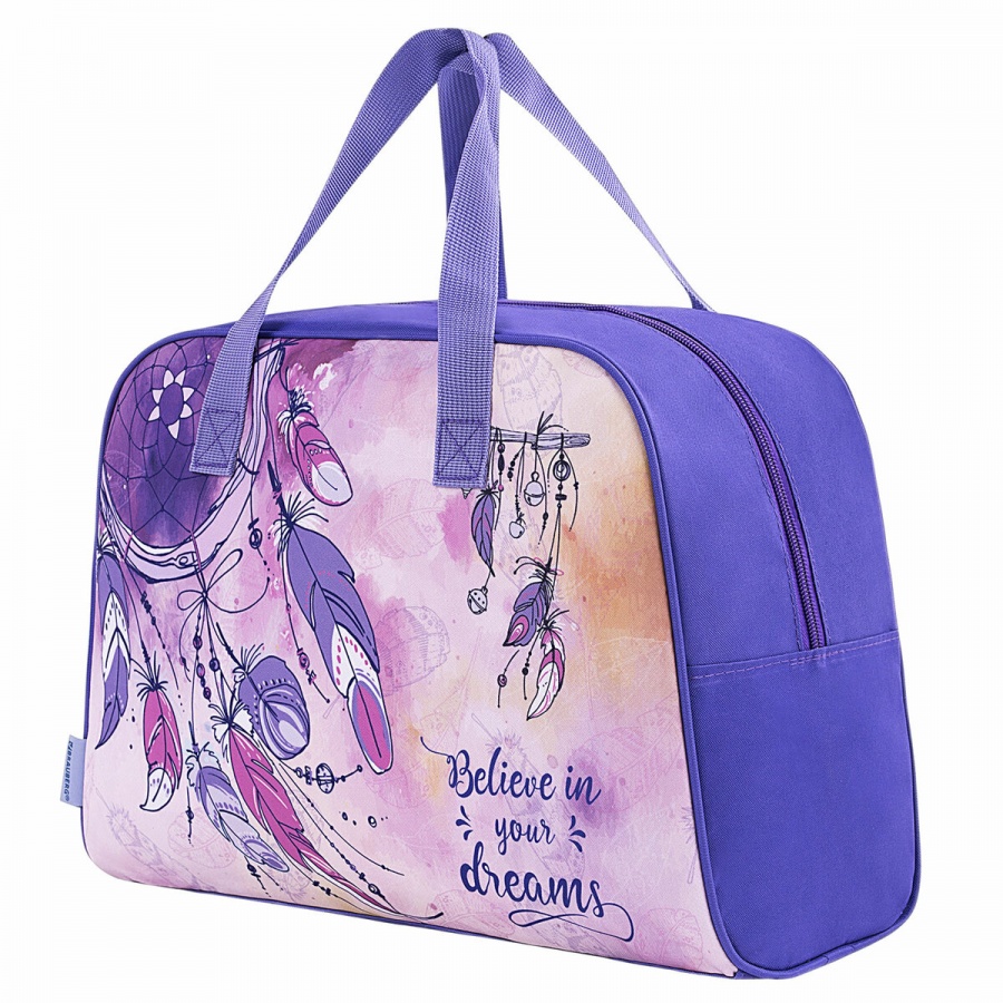 

Сумка для внешкольных занятий Brauberg Dreamcatcher с ручками, 35x25x15см, Фиолетовый
