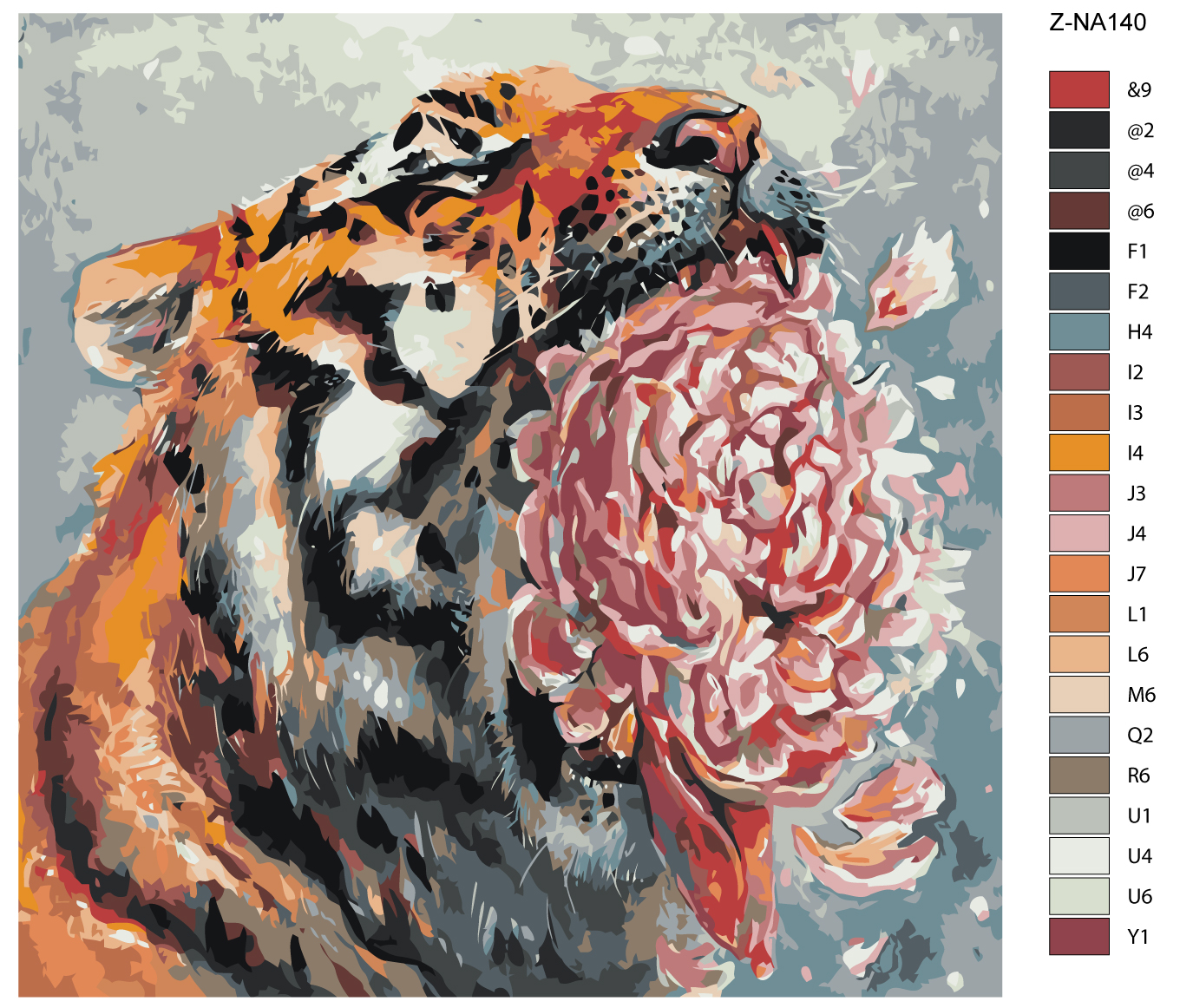 

Картина по номерам, "Живопись по номерам", 48 х 48, Z-NA140, Z-NA140